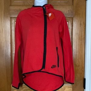 NWT women’s Nike hooded Hi-lo zip jacket size XS